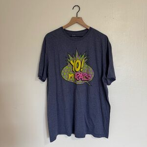 Yo MTV RAPS Navy Blue Graphic XXL Tee